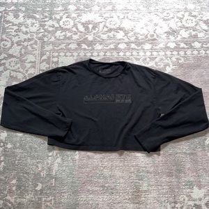 Alphalete over sized crop top